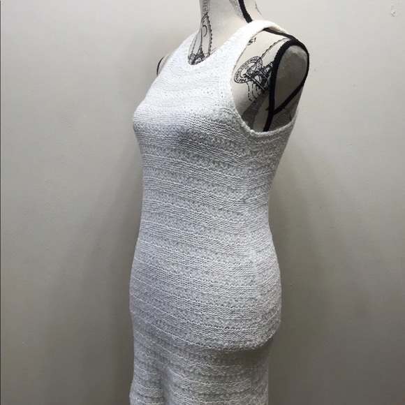 Abercrombie Kids Tank Sweater Dress Chunky Knit Off White Size 13/ 14 - Picture 13 of 13